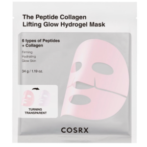 COSRX The Peptide Collagen Lifting Glow Hydrogel Mask 3 stk